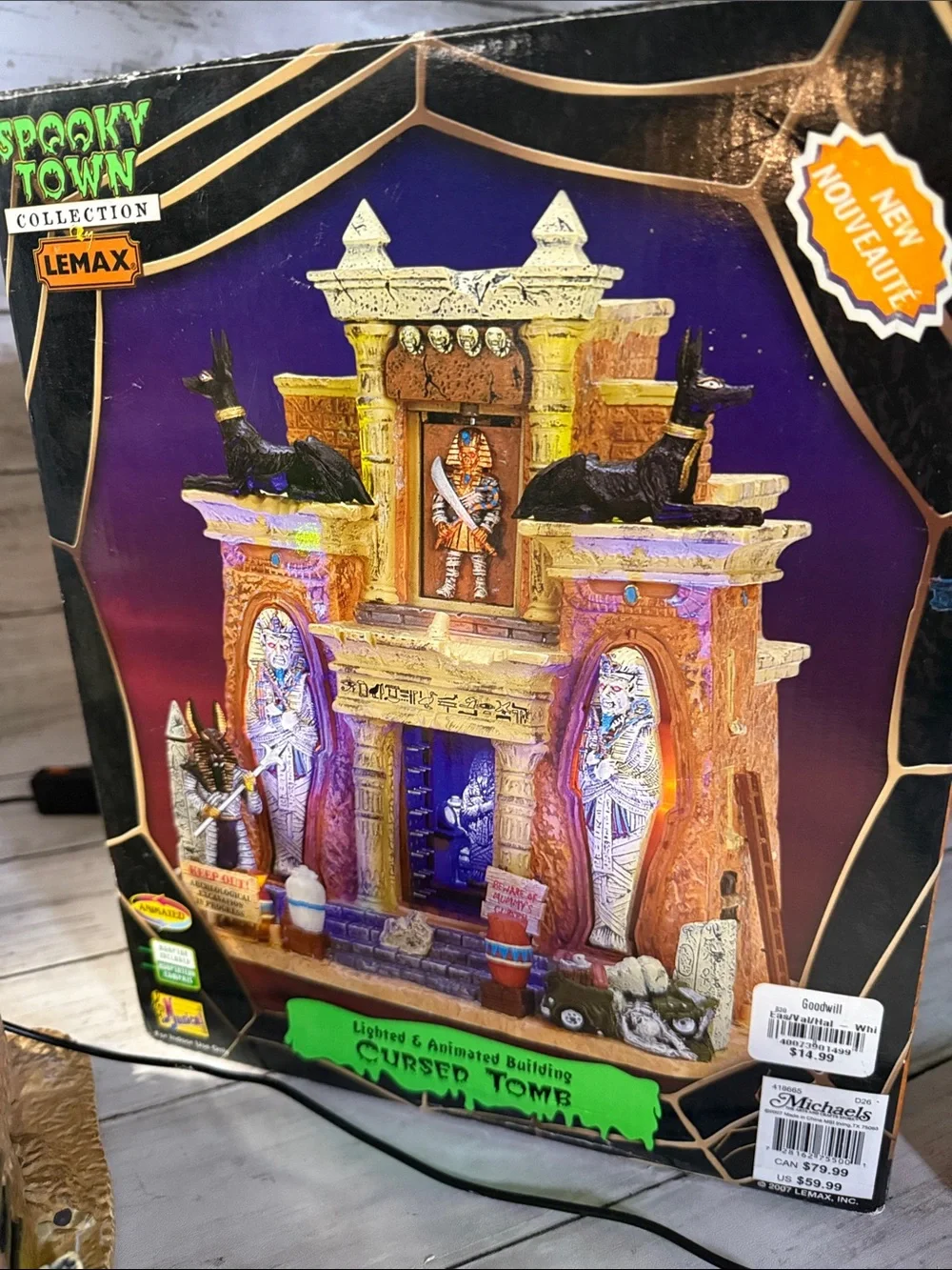 AS IS Lemax “CURSED TOMB” Spooky Town read description